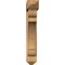Ekena Millwork Olympic Arts and Crafts Smooth Bracket w/ Offset Brace, Western Red Cedar, 7 1/2"W x 36"D x 44"H BKT0806X36X44OLY03SWR - alternate 3